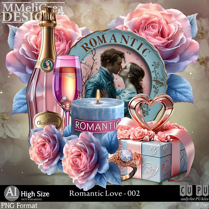 (image for) AI - Romantic Love - CU002 (CU4PU/PNG/PACK)